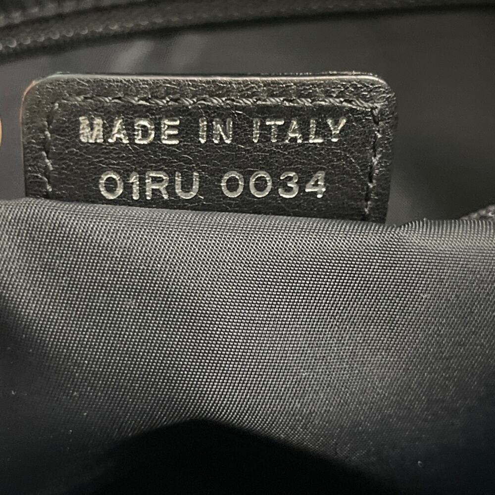 Dior Vintage Black Trotter Monogram Jacquard Crossbody Bag Made In Italy - Picture 6 of 12